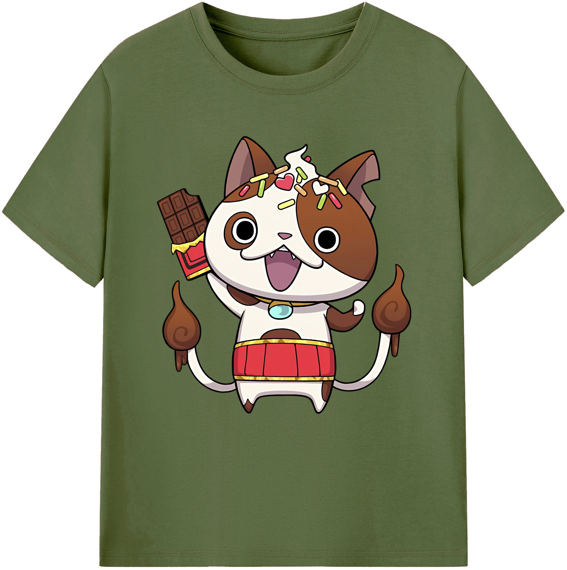 （画像用） 妖怪ウォッチ Yo-kai Watch 綿100％半袖Tシャツ（フロントプリント）
